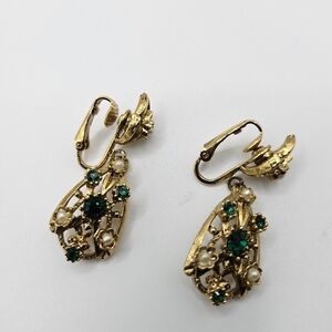 Vintage clip on earrings